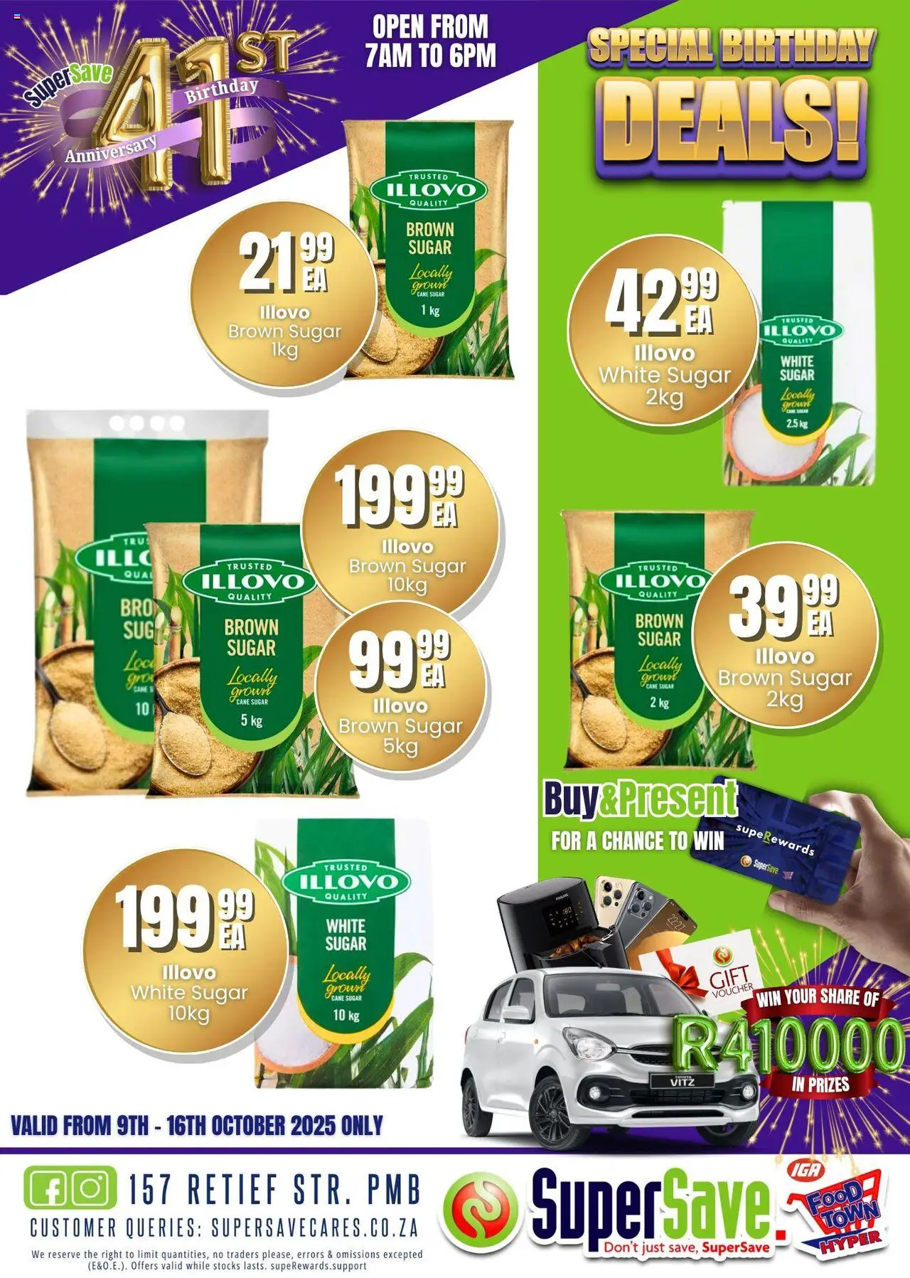 New Super Save catalogue – valid from 09.10.2025 | Page: 44 | Products: Lock, Sugar