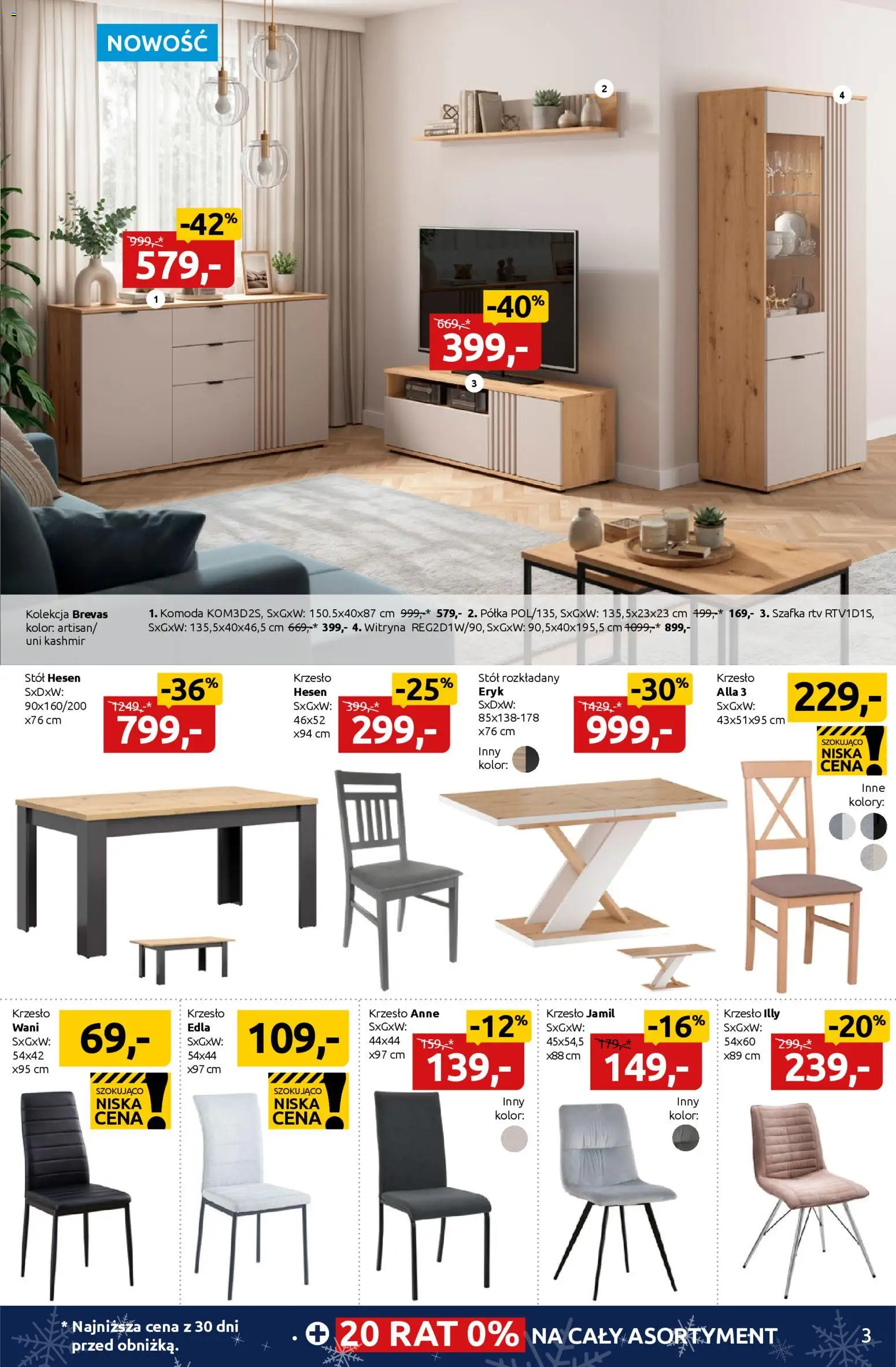 Black Red White promocje od 24.12.2025 | Strona: 3 | Produkty: Komoda, Półka, Krzesło, Witryna