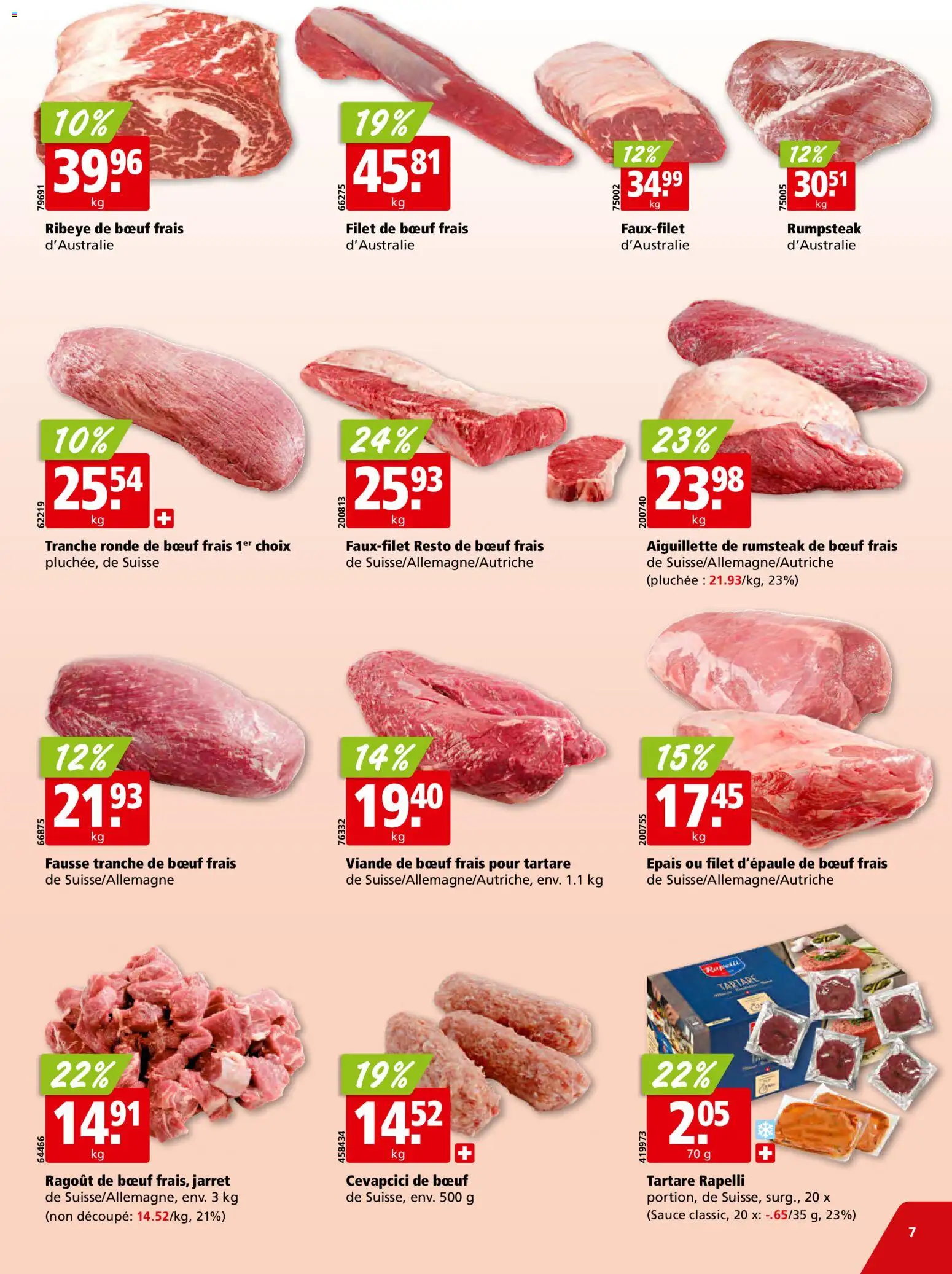 Aligro Aktionen Chavannes, Matran, Genève, Sion – gültig ab 17.11.2025 | Seite: 7 | Produkte: Cevapcici