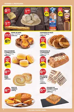 Pré-visualização FOLHADO DE FIAMBRE E CARNE, 145g ham and meat puff pastry válido de 16.04.2026 | Página: 6 | Produtos: Puff, Bolo, Ovos, Nata