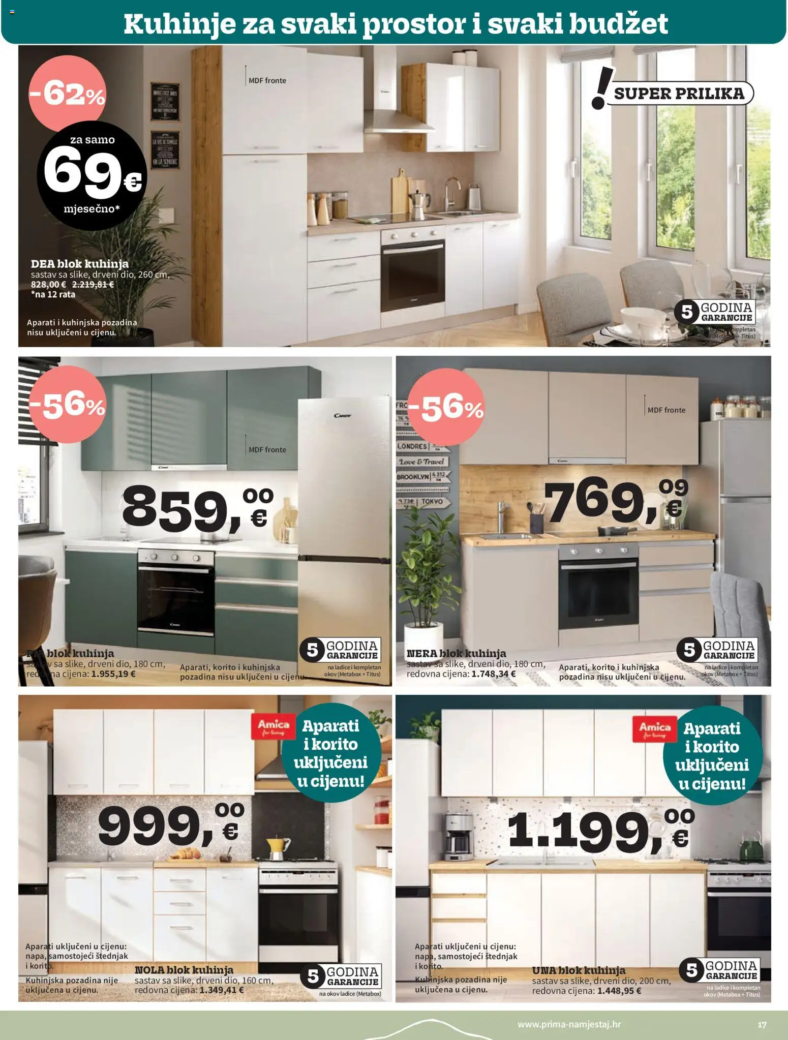 Prima katalog | vrijedi od 01.03.2026 | Stranica: 17 | Proizvodi: Ladice, Kuhinja, Štednjak