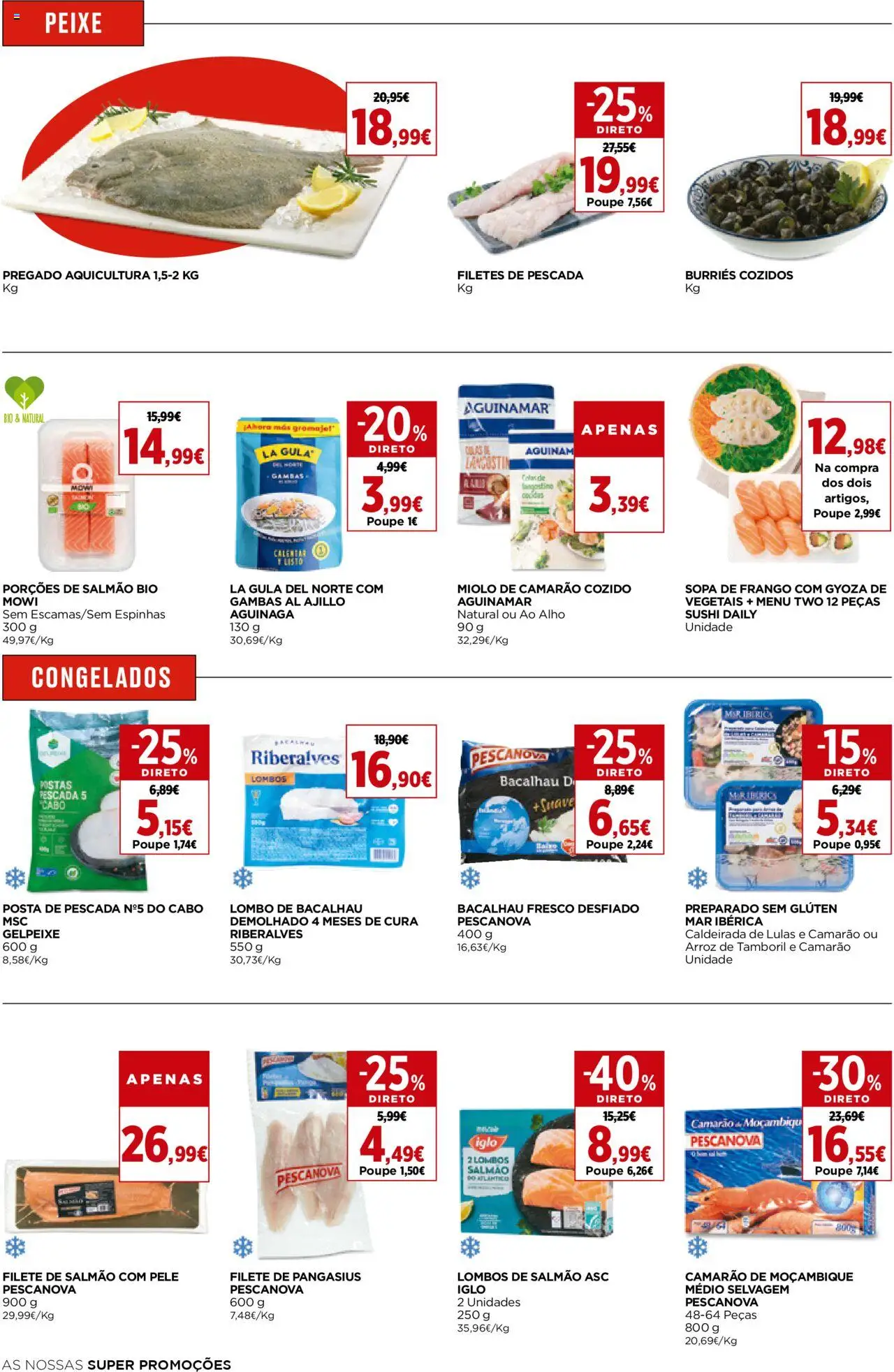 El Corte Ingles folheto │ válido de 05.09.2025 | Página: 22 | Produtos: Lulas, Sopa, Lombo, Arroz