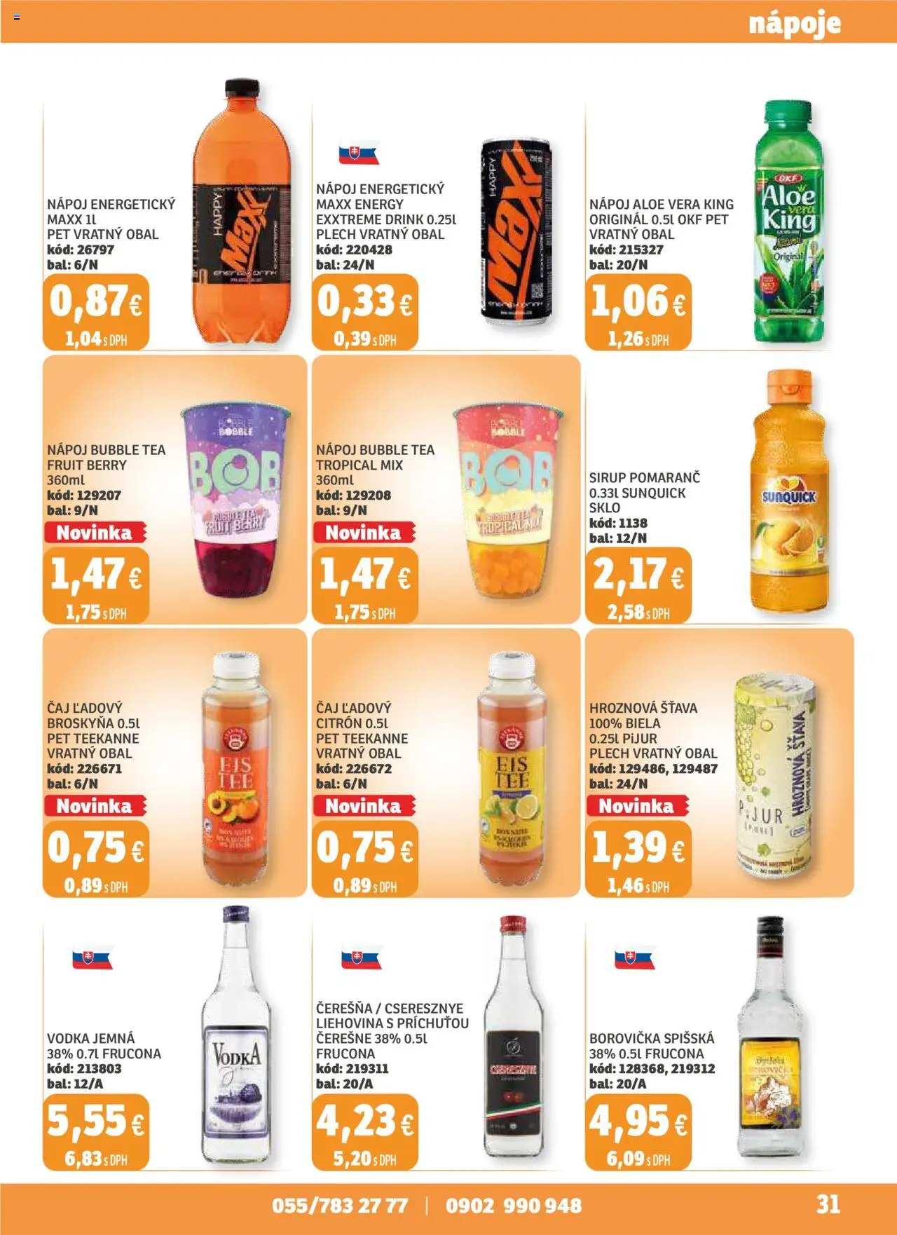 Labaš magazín │ platný od 22.08.2025 | Strana: 31 | Produkty: Čaj, Sunquick, Teekanne, Čerešne