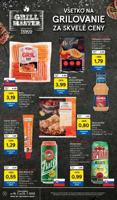 Tesco Supermarket - leták │ platný od 16.07.2025 | Strana: 10
