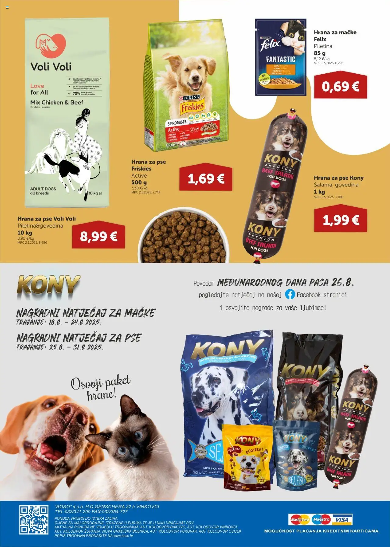 Boso katalog | vrijedi od 14.08.2025 | Stranica: 16 | Proizvodi: Piletina, Hrana za pse, Govedina, Hrana za mačke