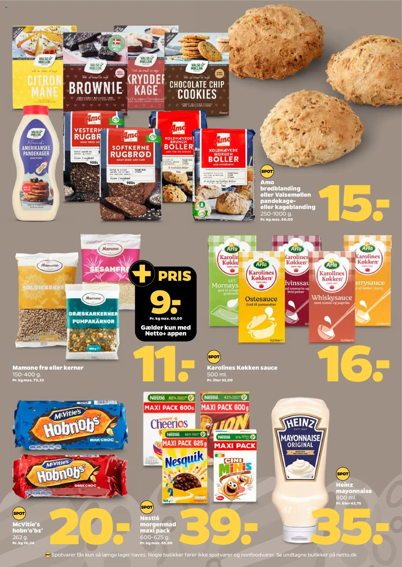 Netto tilbudsavis – gyldig fra 28.03.2026 | Side: 24 | Produkter: Karry, Cookies, Rugbrød, Paprika