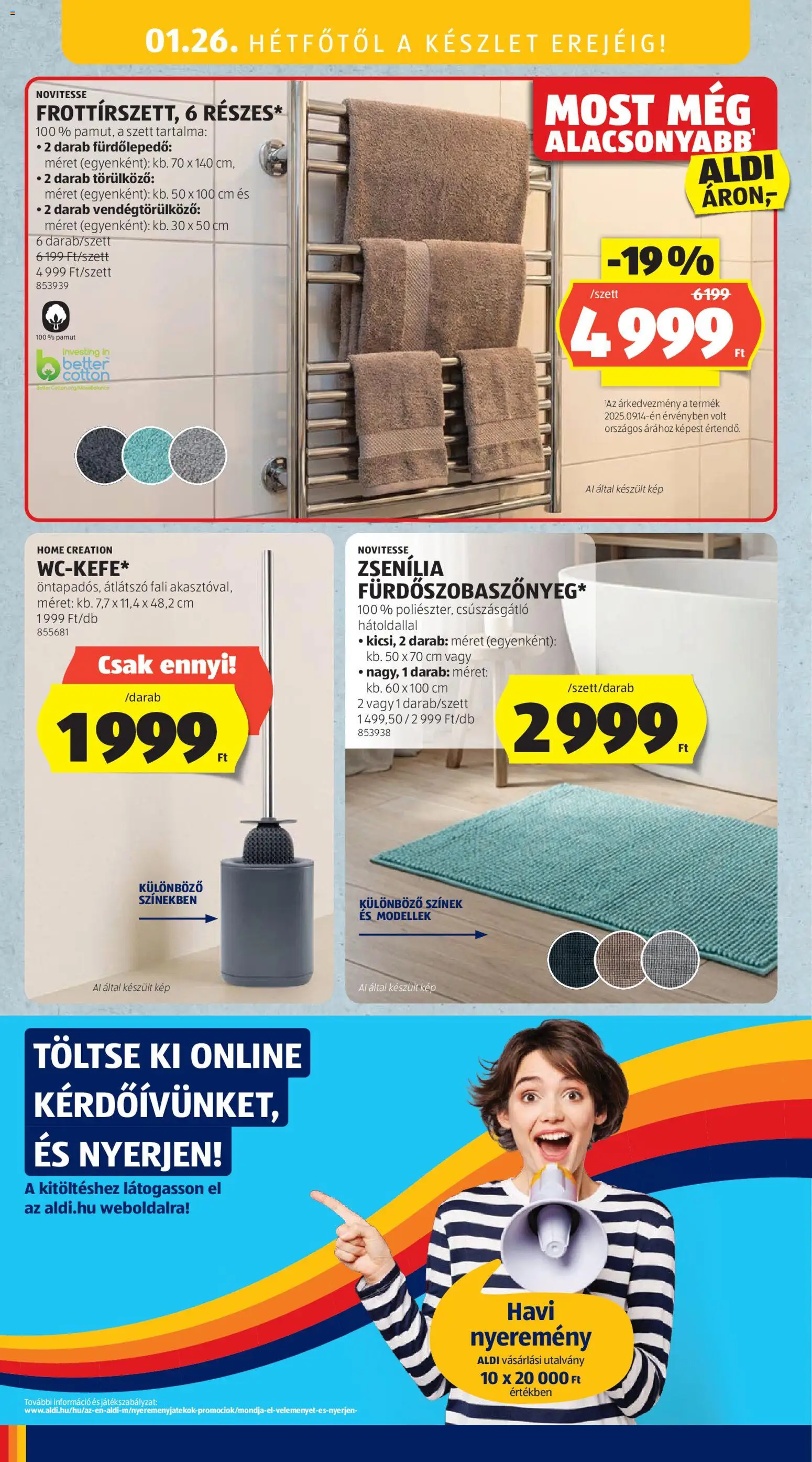 Aldi akciós ujság - amely érvényes a következő dátumtól: 22.01.2026 | Oldal: 42