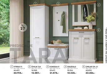 Vitorog premium asortiman - pregled Vitorog kataloga - važi od 03.10.2025 | Strana: 21 | Proizvode: Komoda, Ogledalo, Civiluk, Cipelar
