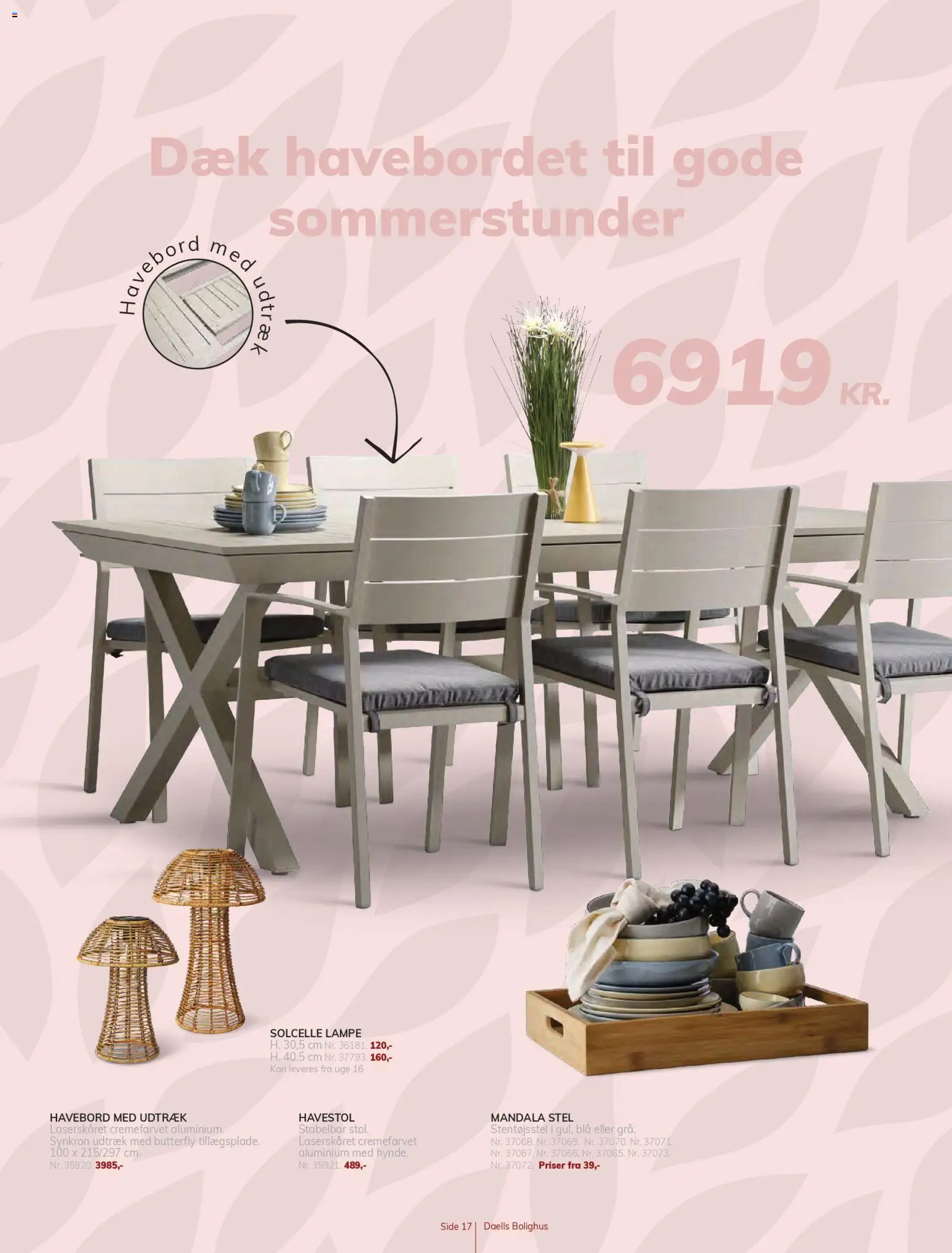 Daells Bolighus tilbudsavis – gyldig fra 18.03.2026 | Side: 17 | Produkter: Lampe, Butterfly