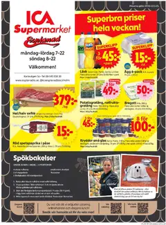 ICA Supermarket - Stockholm - Förhandsvisning av reklamblad från butik ICA Supermarket aktuell från 27.10.2025