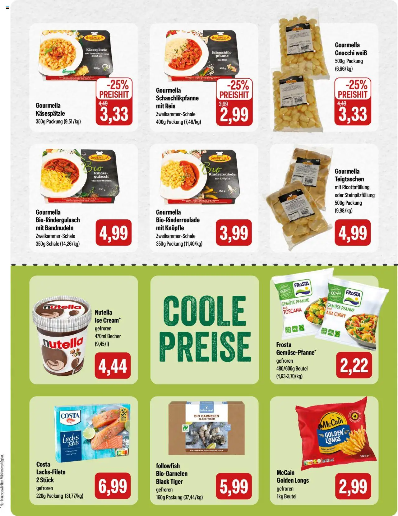 Feneberg Angebote - gültig ab dem 24.07.2025 | Seite: 13 | Produkte: Nutella, Lachs, Gemüse, Reis