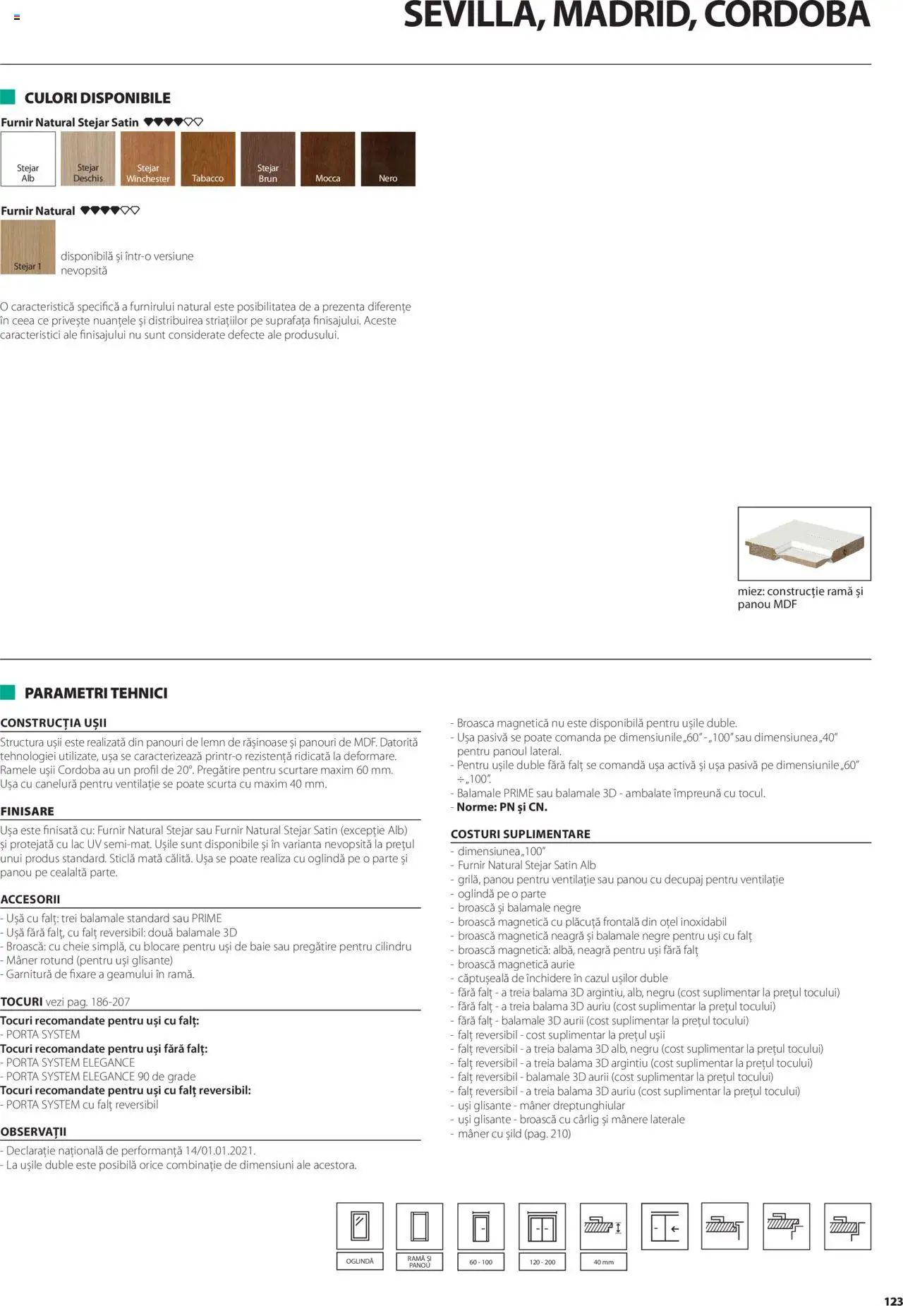 Noul catalog Proges – valabil de la 01.05.2025 | Pagină: 123 | Produse: Mâner, Oglindă, Ușă