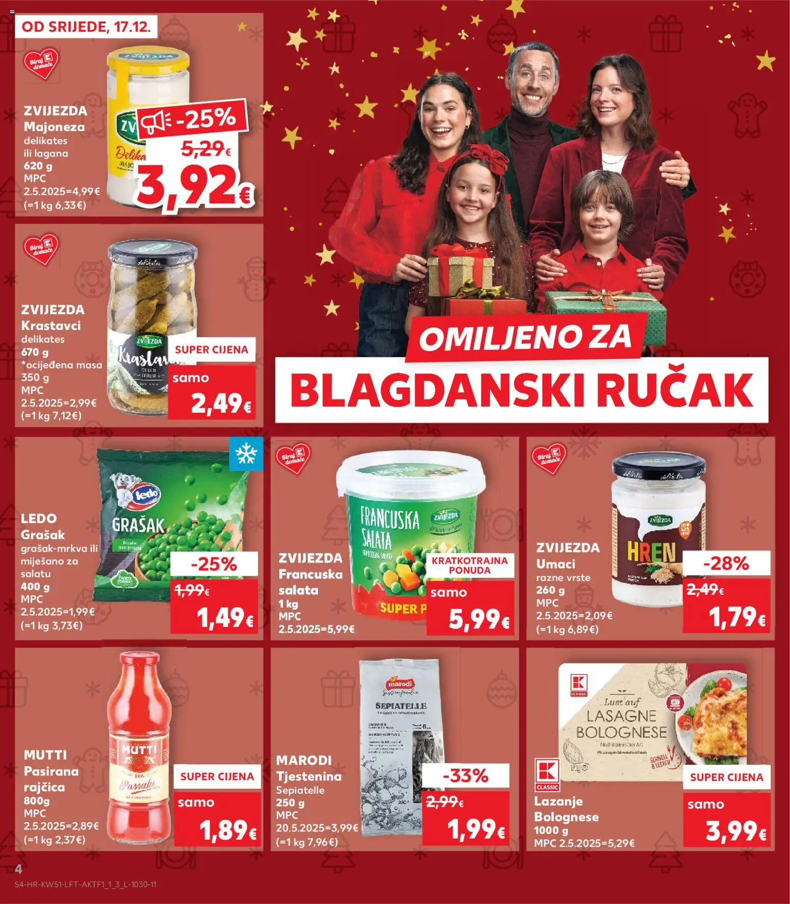 Kaufland katalog | vrijedi od 17.12.2025 | Stranica: 4