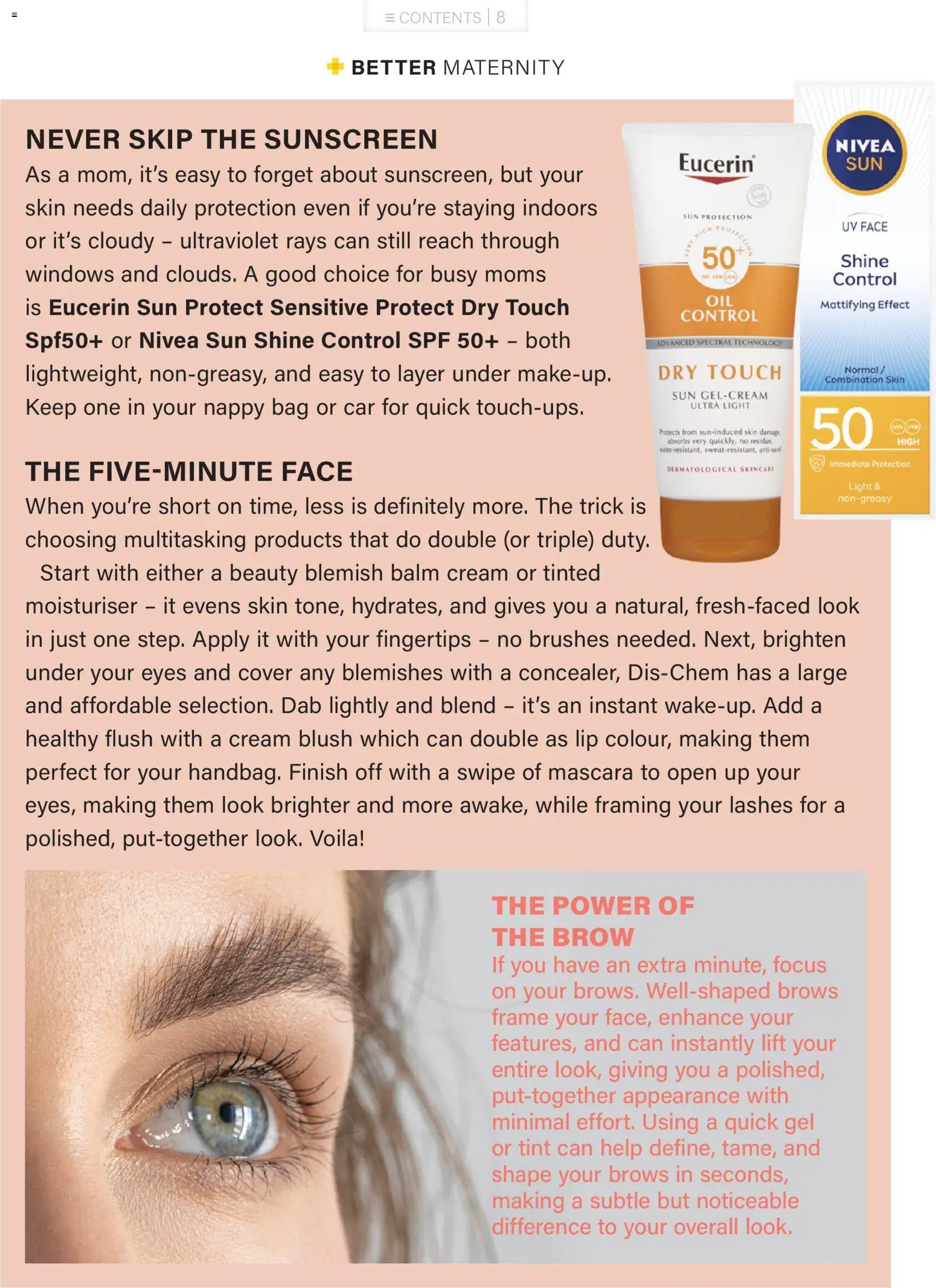 New Baby City catalogue – valid from 01.12.2025 | Page: 8 | Products: Bag, Frame, Mascara, Sunscreen