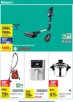 Carrefour - Prévisualisation de Carrefour catalogue semaine 6 valide à partir de 03.02.2026 | Page: 83 | Produits: Aspirateur, Air fryer, Aspirateur balai, Batterie