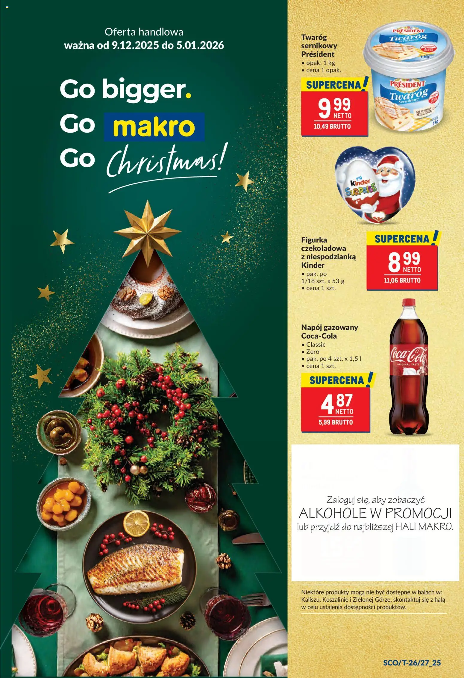 Makro Gazetka od 09.12.2025 | Strona: 20 | Produkty: Czekoladowa, Coca cola, Twaróg