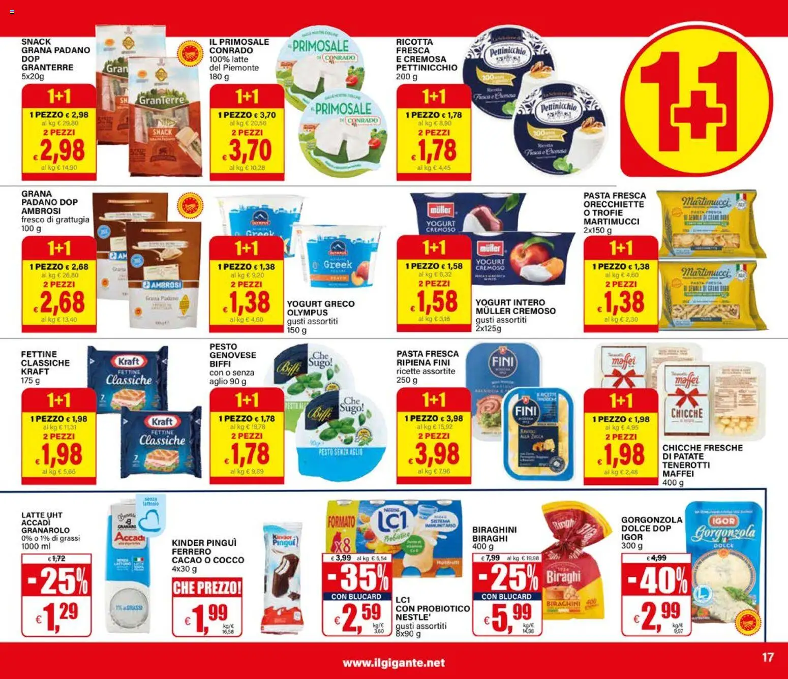 Volantino Il Gigante del 09.04.2026 | Pagina: 17 | Prodotti: Pesto, Cocco, Cacao, Orecchiette
