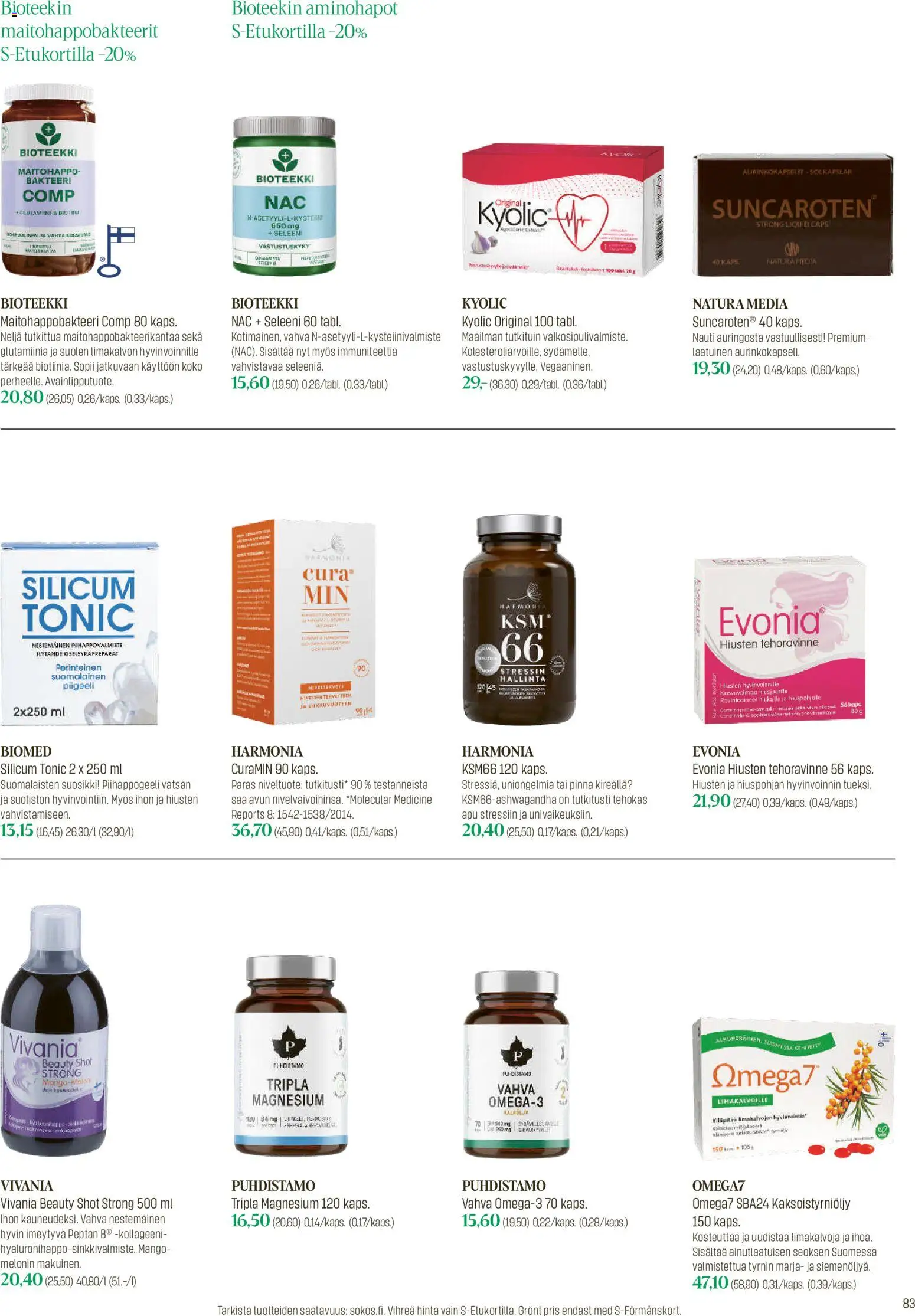 Sokos tarjoukset – voimassa 20.04.2026 alkaen | Sivu: 83 | Tuotteet: Mango