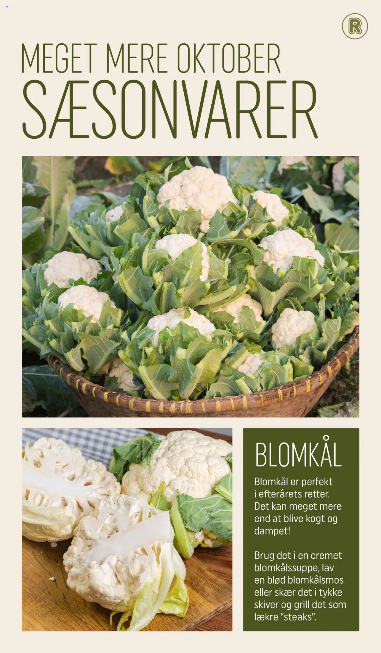 Rema 1000 tilbudsavis – gyldig fra 01.10.2025 | Side: 3 | Produkter: Blomkål, Søm, Grill
