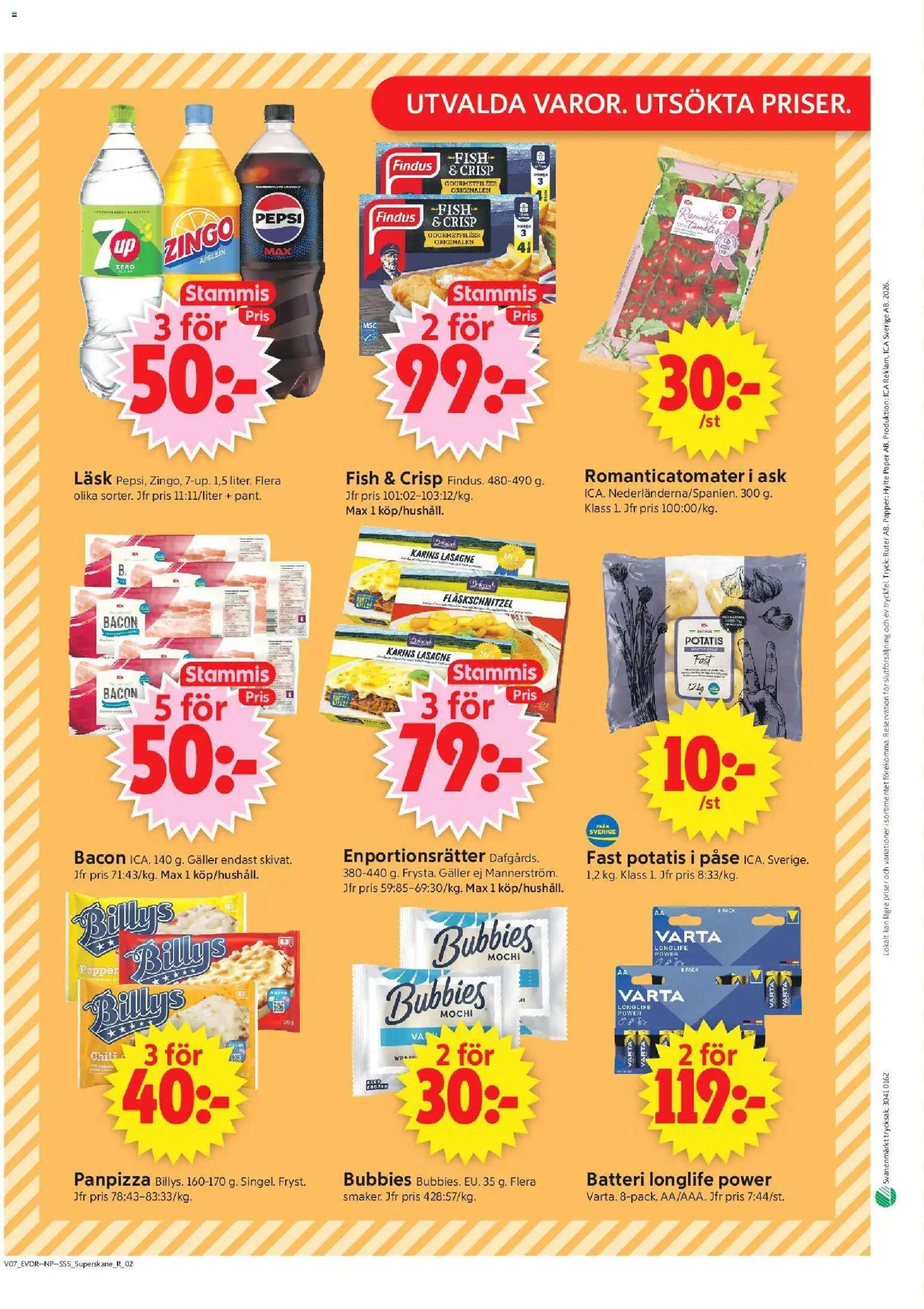 ICA Supermarket reklamblad aktuell från 09.02.2026 | Sida: 10