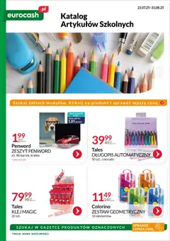 Pogląd oferty "Eurocash Gazetka - Katalog Artykułów Szkolnych" - ważna od 21.07.2025