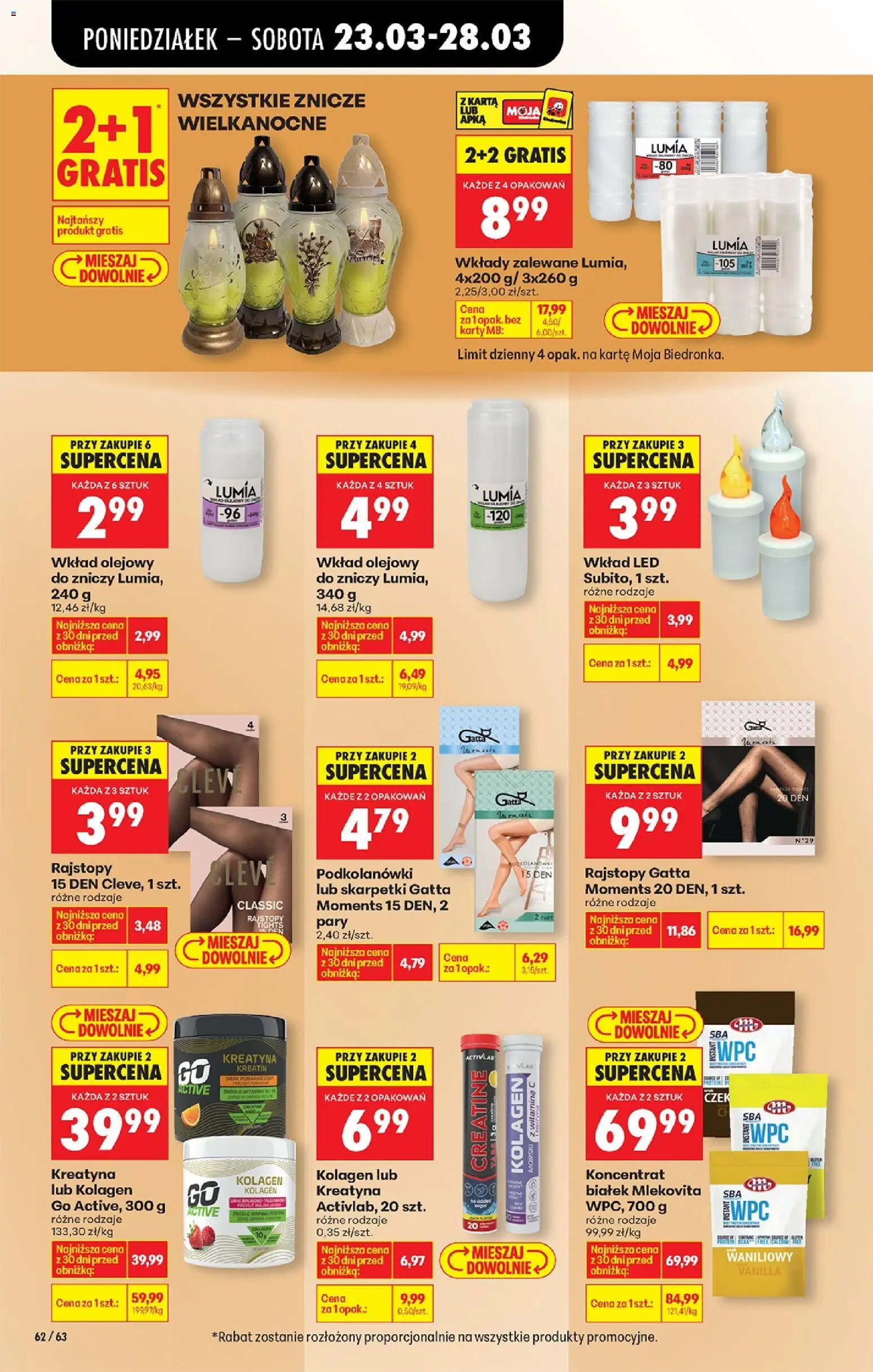 Biedronka Polsko leták od 23.03.2026 | Strana: 88 | Produkty: Kolagen, Karty, LED