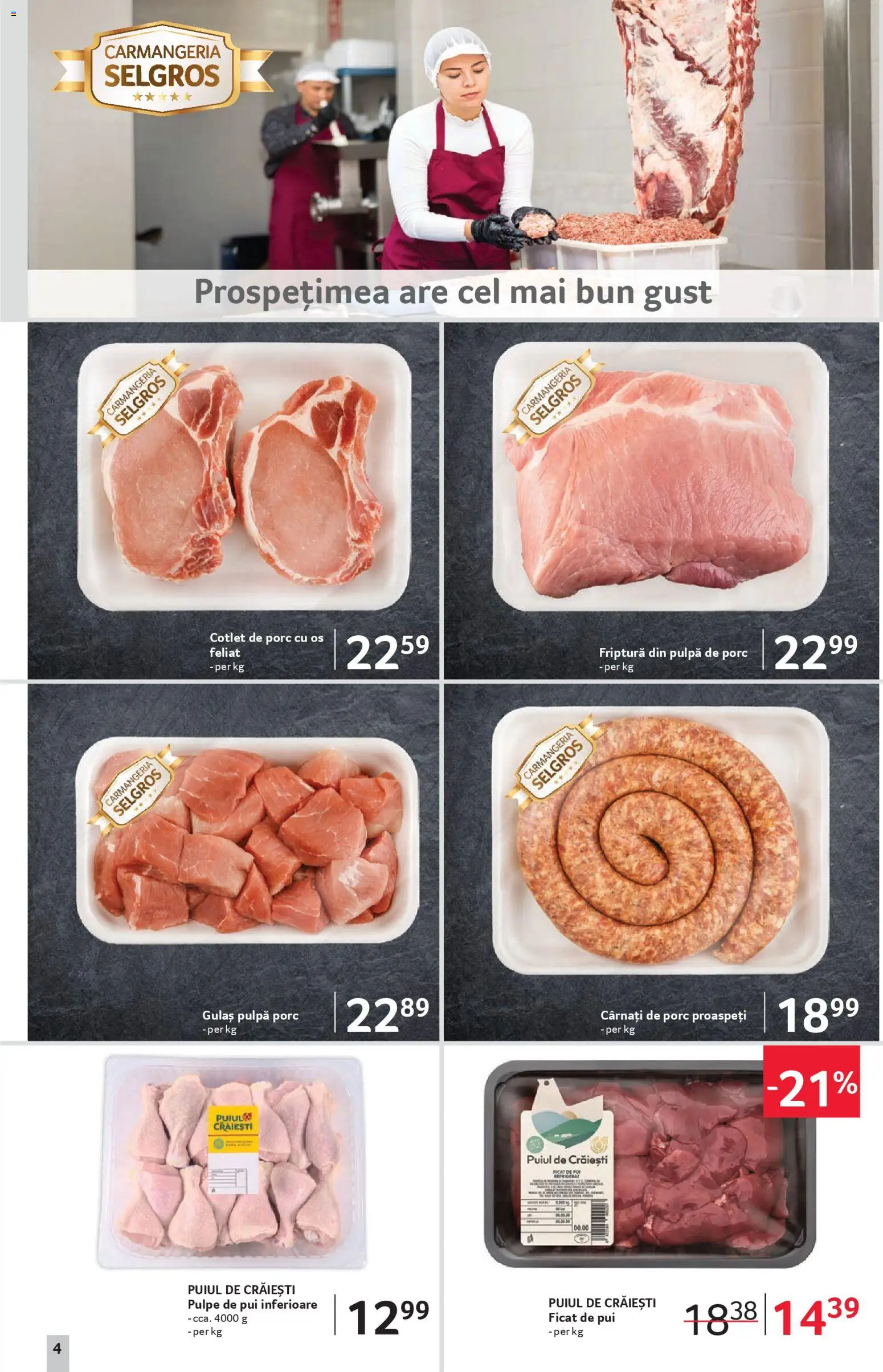 Noul catalog Selgros – valabil de la 31.10.2025 | Pagină: 4 | Produse: Lait de coco, Hacıyatmaz Kedi Oyuncağı, Gulaș, Cârnați