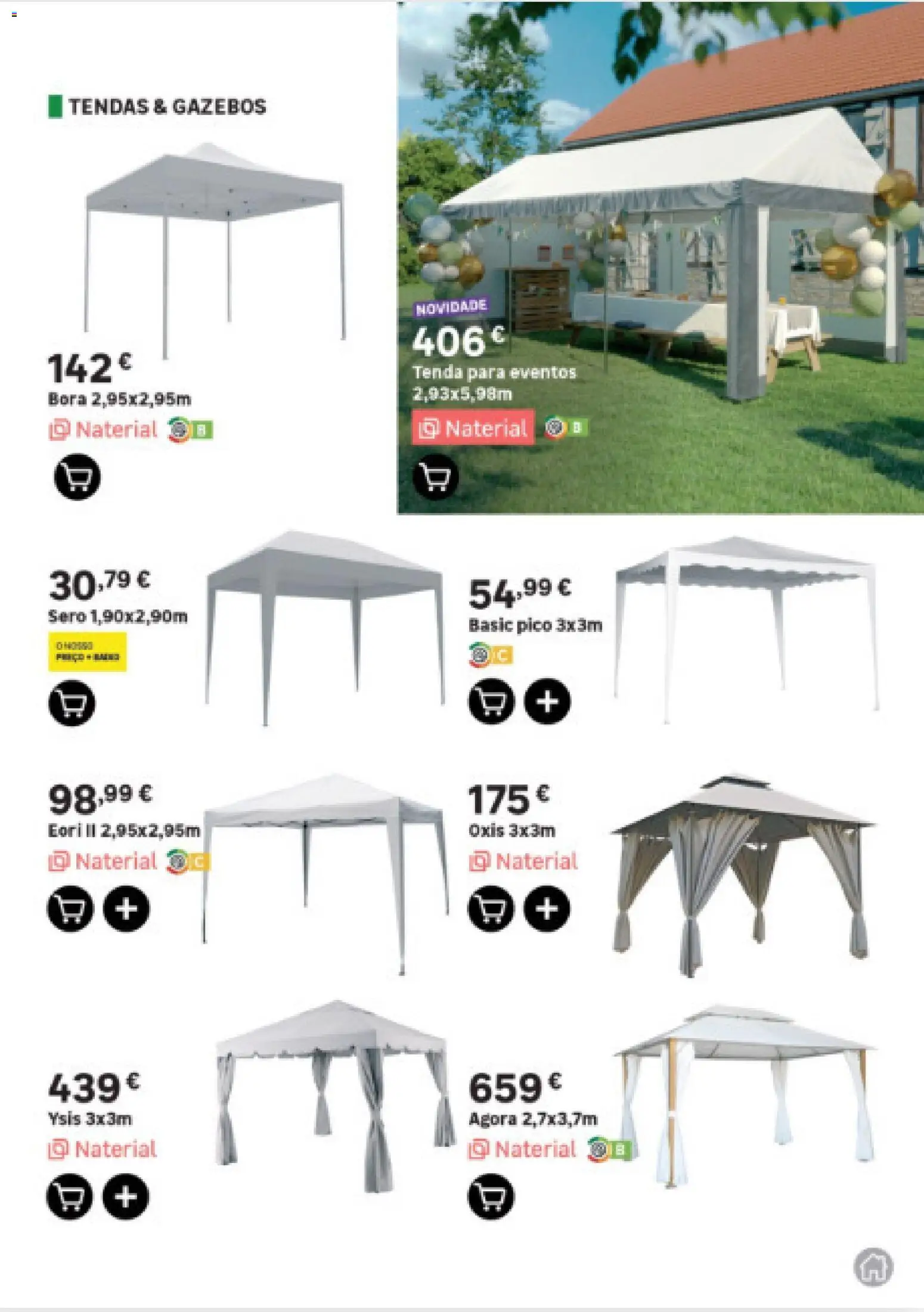 Leroy Merlin Arquipélago dos Açores │ válido de 12.03.2026 | Página: 37 | Produtos: Tenda