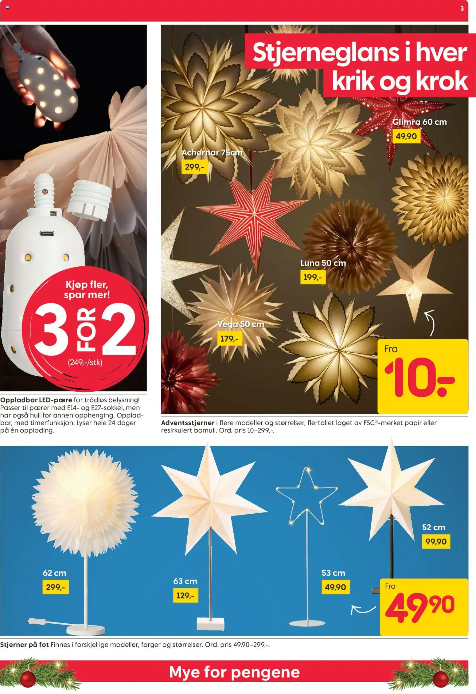 {H1} | Side: 3 | Produkter: Pærer