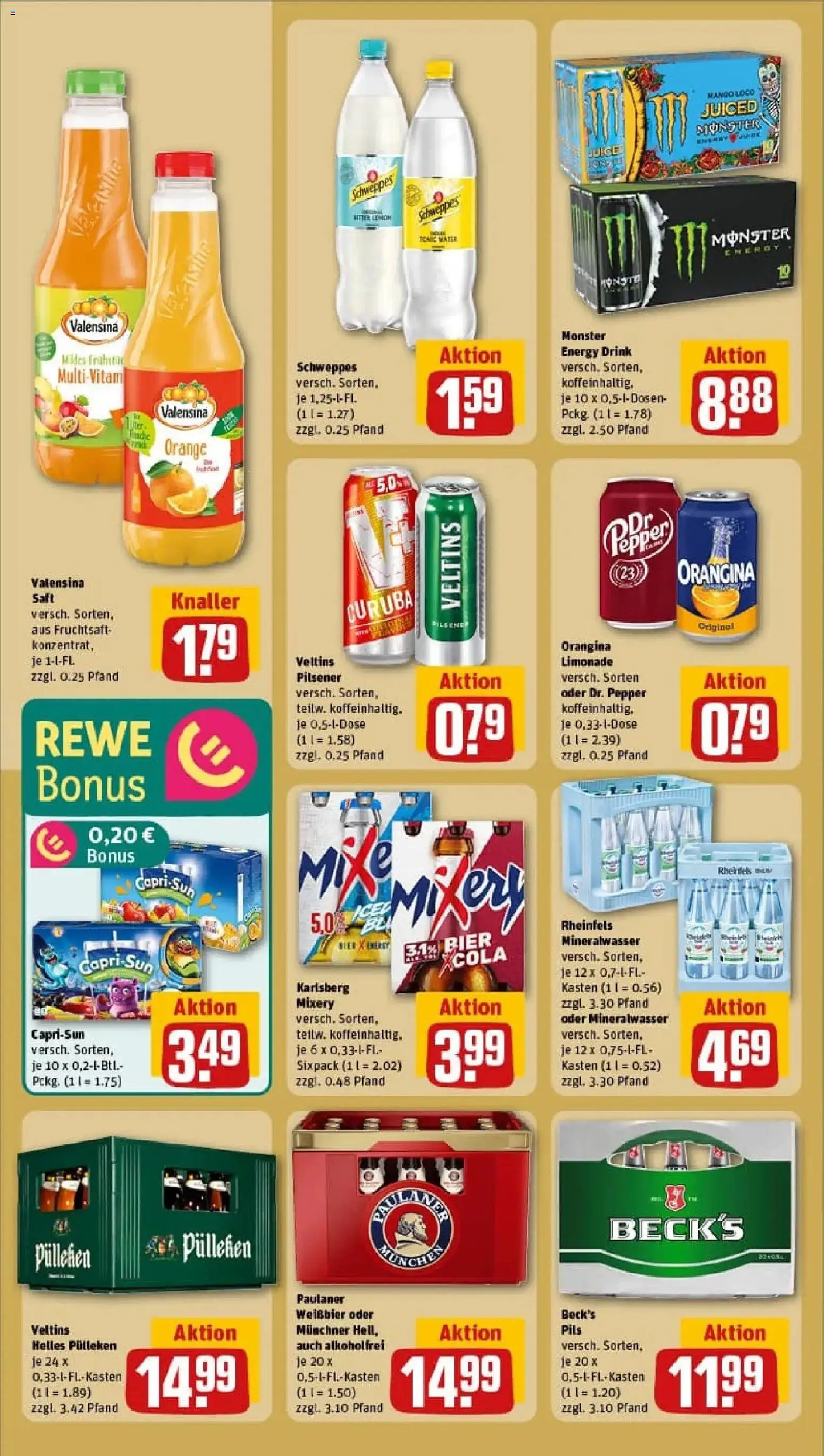 Rewe prospekt Dortmund	 – gültig ab 02.02.2026 | Seite: 24 | Produkte: Schweppes, Valensina, Mango, Paulaner
