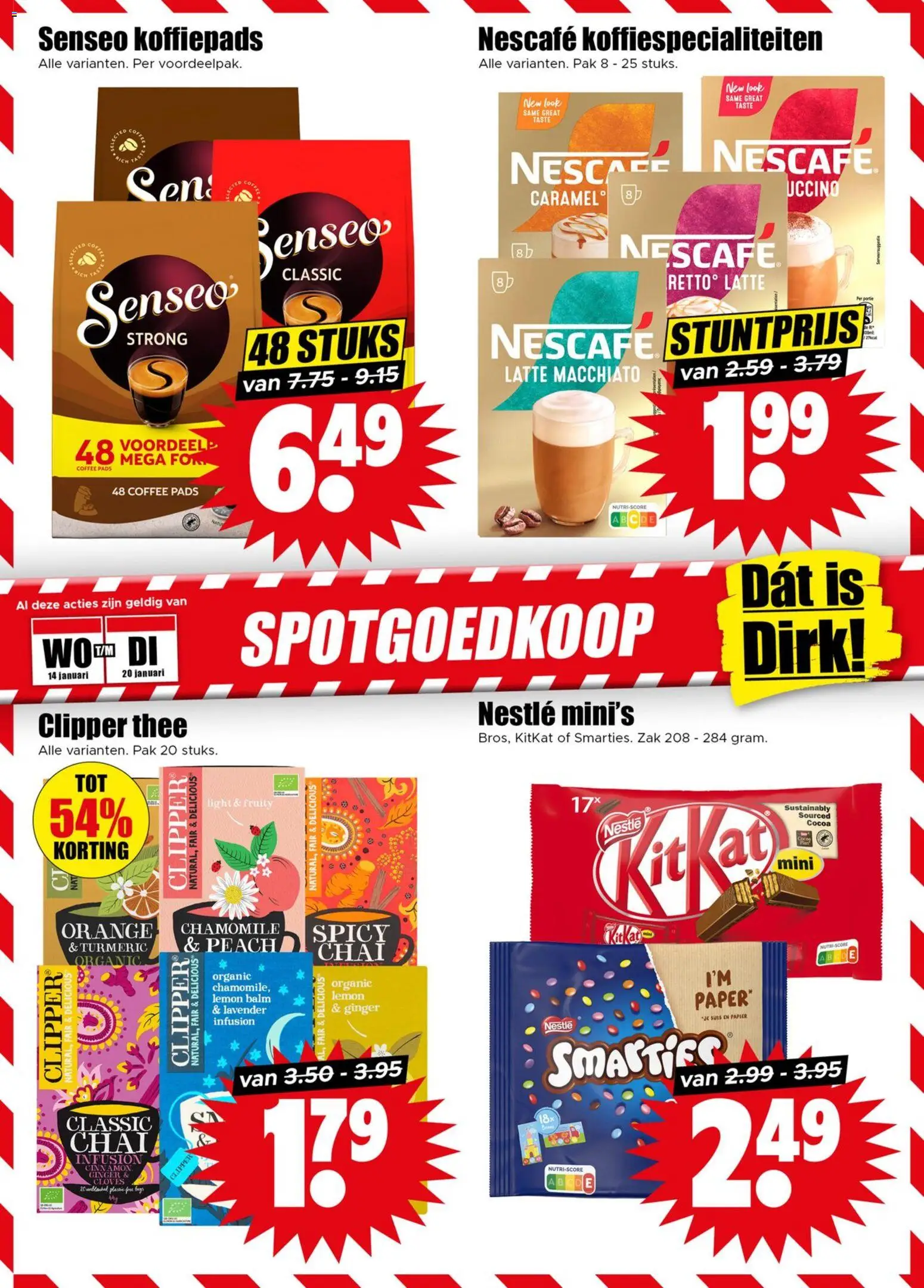 {H1} | Pagina: 21 | Producten: Koffiepads, Papier, Pads, Nescafe