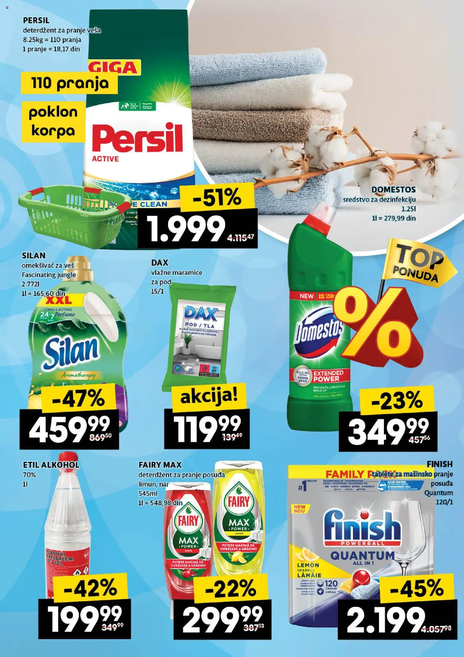 Idea katalog - važi od 06.11.2025 | Strana: 29 | Proizvode: Deterdžent, Finish, Alkohol, Persil