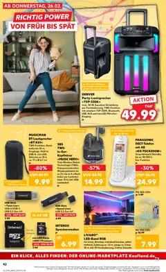 Kaufland Prospekt 	 ab 26.02.2026 gültig | Seite: 42 | Produkte: Mikrofon, Adapter, USB, Ladekabel