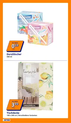 Action Prospekt ab 08.04.2026 gültig | Seite: 4 | Produkte: Durstloscher