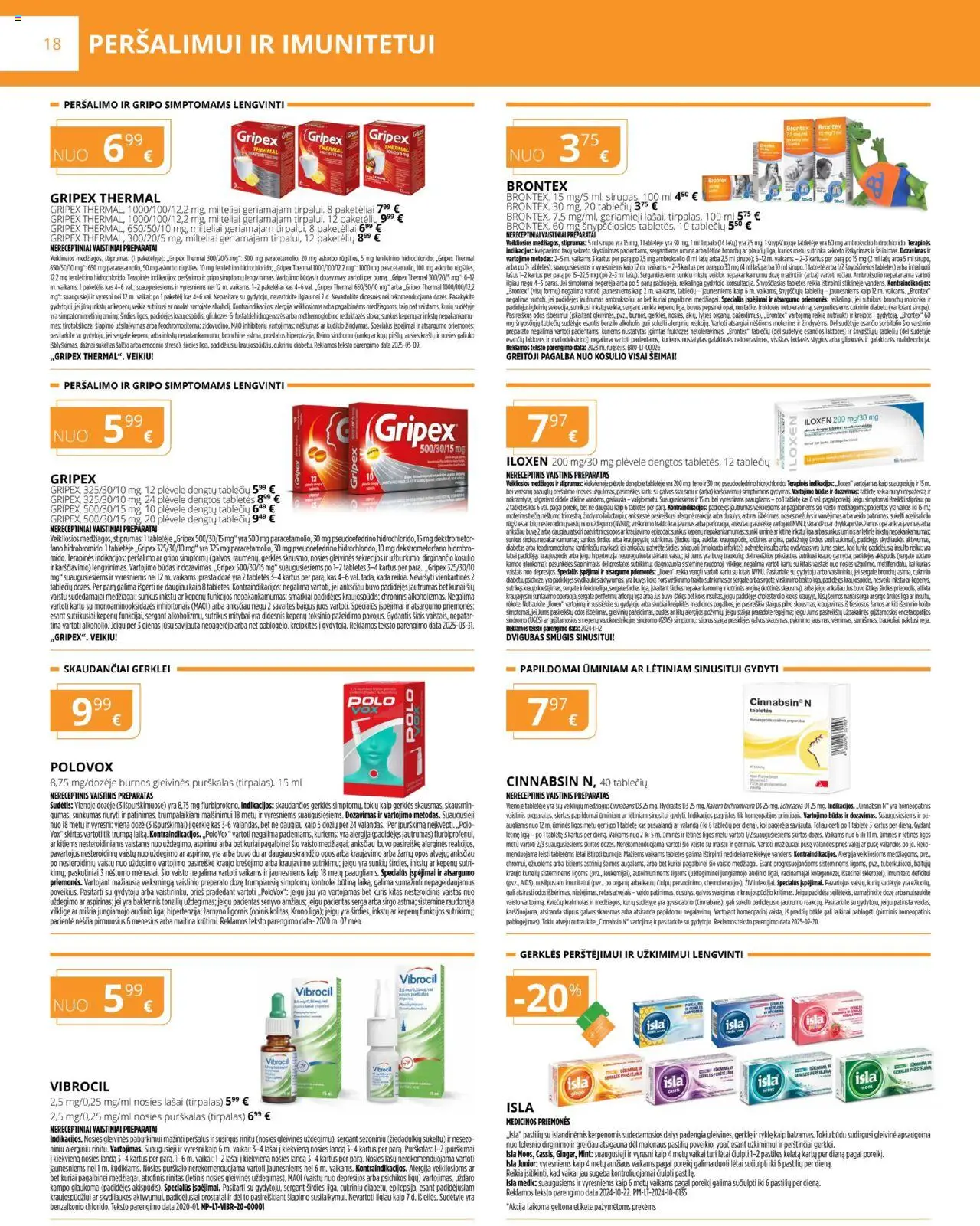 Gintarinė - Leidinys│galioja nuo 01.08.2025 | Puslapis: 18