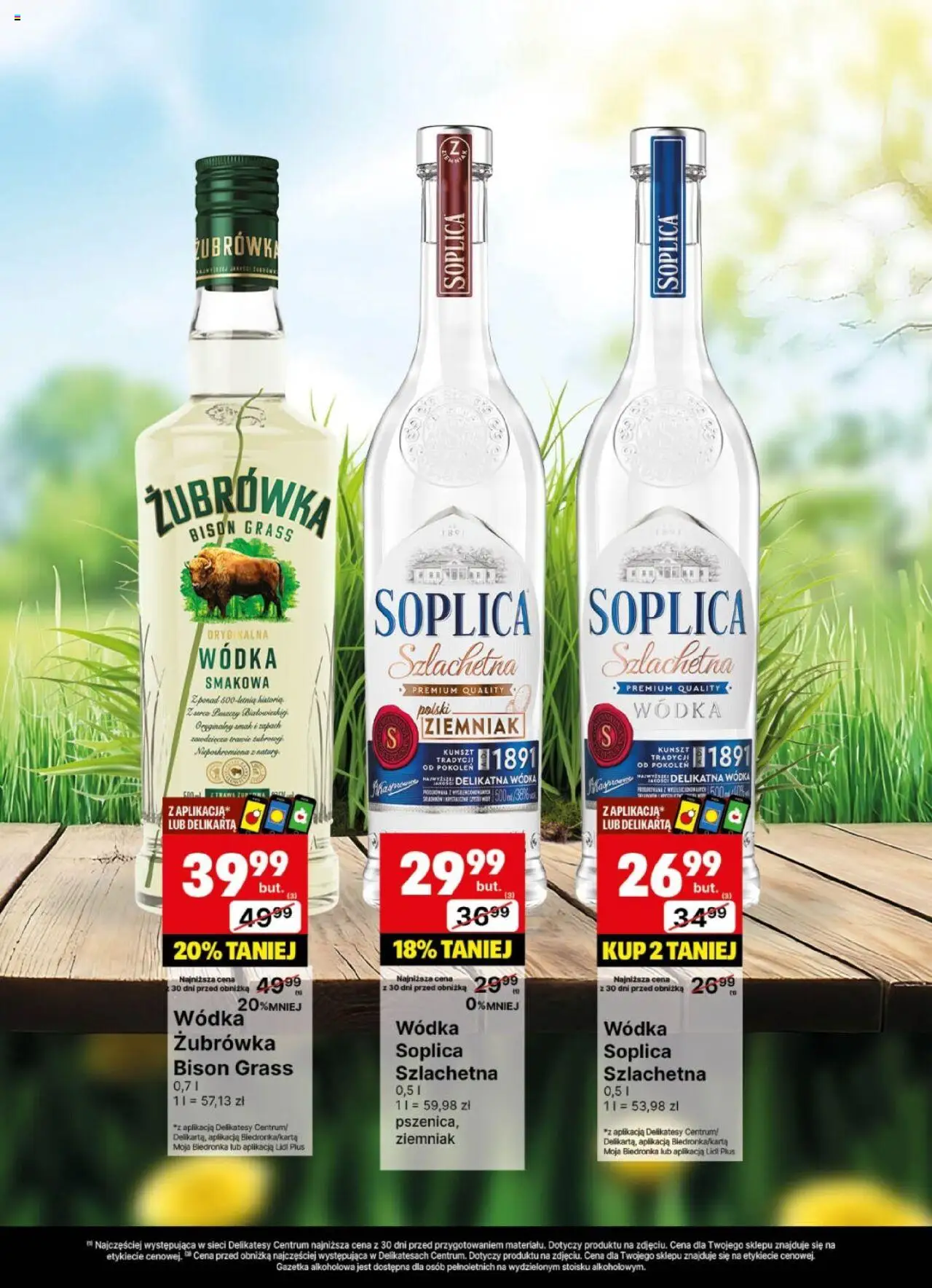 Delikatesy Centrum Gazetka - DeliBarek od 21.07.2025 | Strona: 15 | Produkty: Delikatesy, Żubrówka, Zapach, Wódka