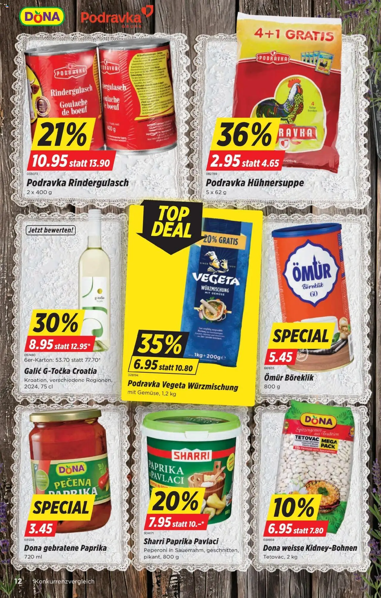 Denner Aktionen ab 12.08.2025 | Seite: 12 | Produkte: Gemüse