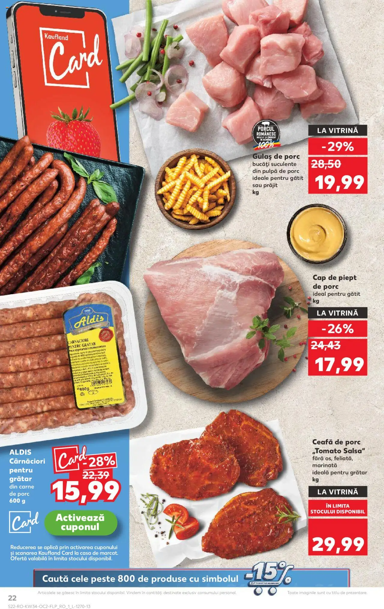 Kaufland RO akciós ujság - amely érvényes a következő dátumtól: 20.08.2025 | Oldal: 22