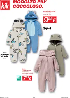 Anteprima del volantino Volantino KiK	 valido a partire dal 13.10.2025 | Pagina: 14 | Prodotti: Pile, Tutina