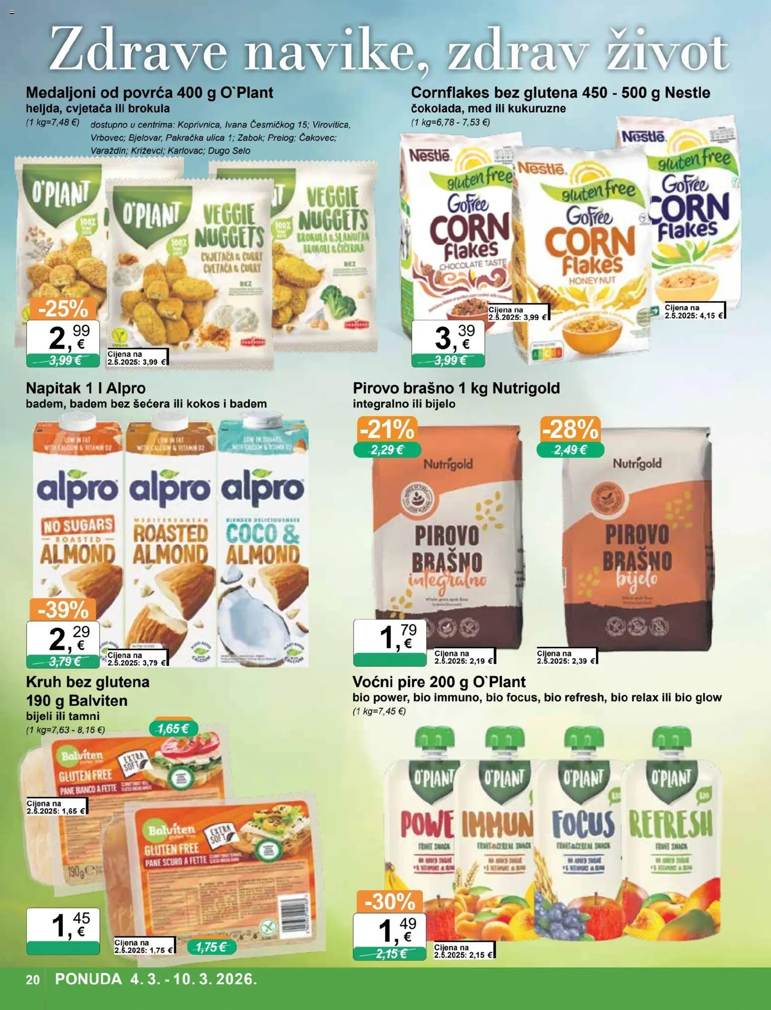 KTC katalog | vrijedi od 04.03.2026 | Stranica: 20 | Proizvodi: Brokula, Alpro, Brašno, Badem