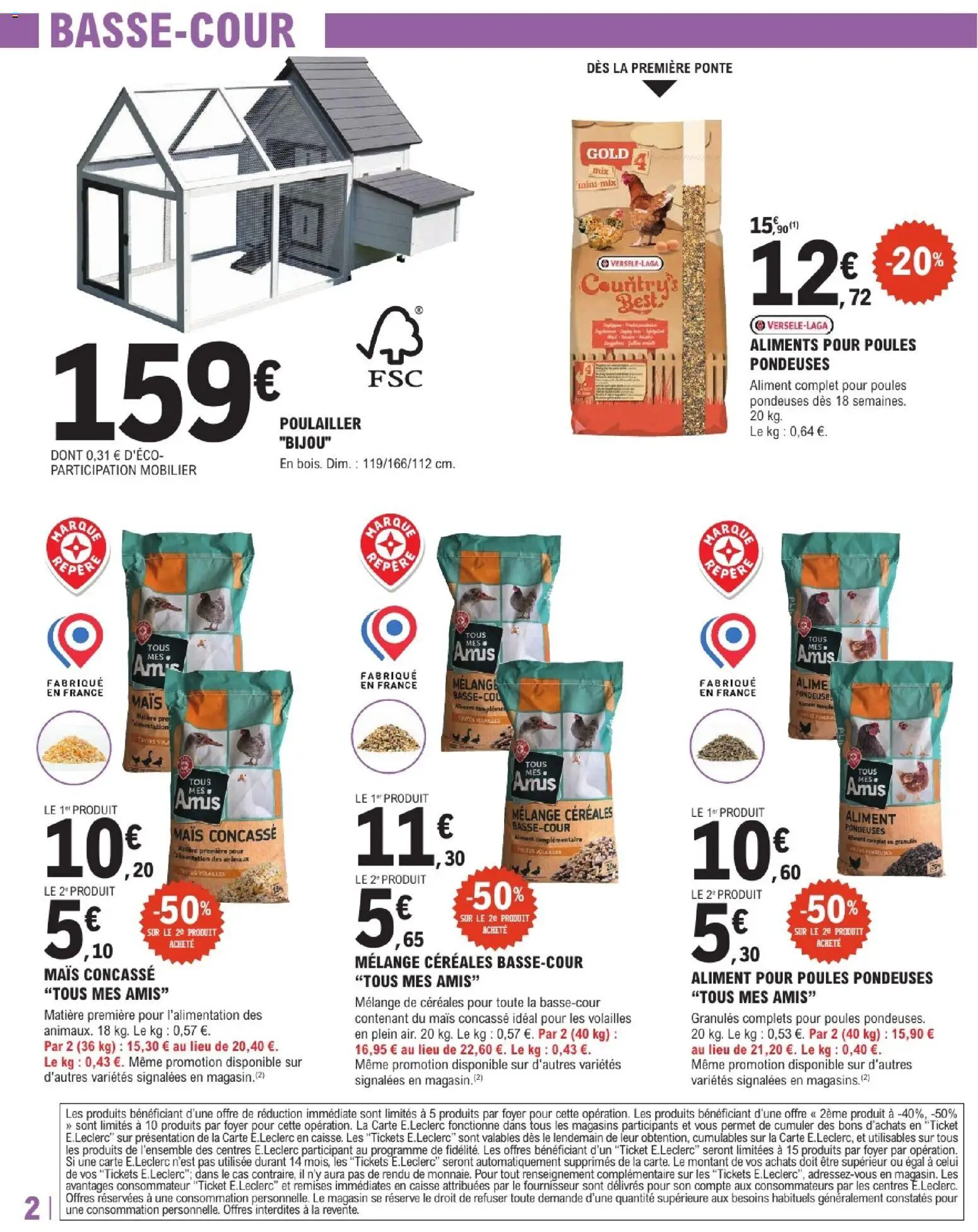 {H1} | Page: 2 | Produits: Mais, Céréales