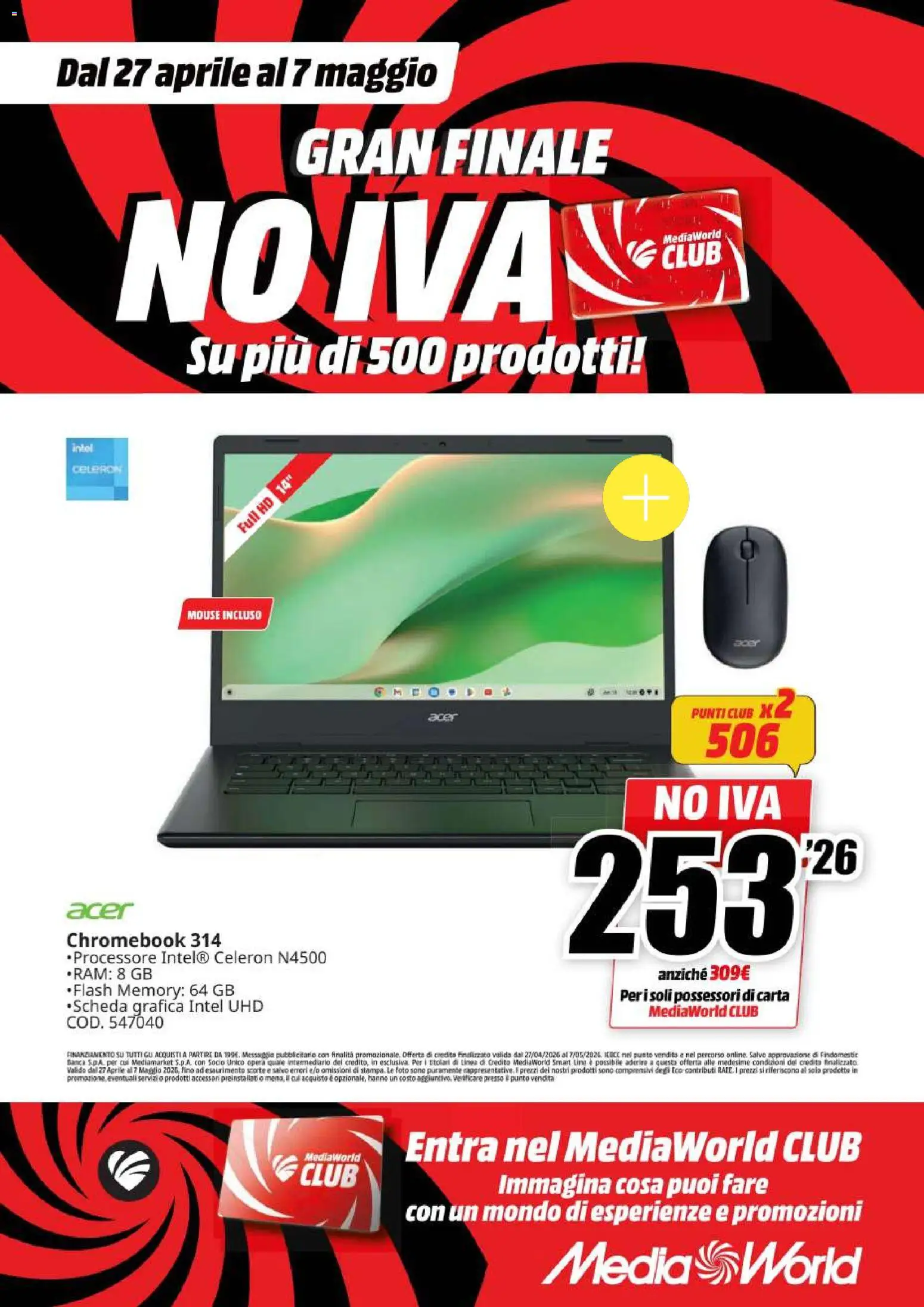 Volantino Media World del 27.04.2026 | Pagina: 53 | Prodotti: Mouse