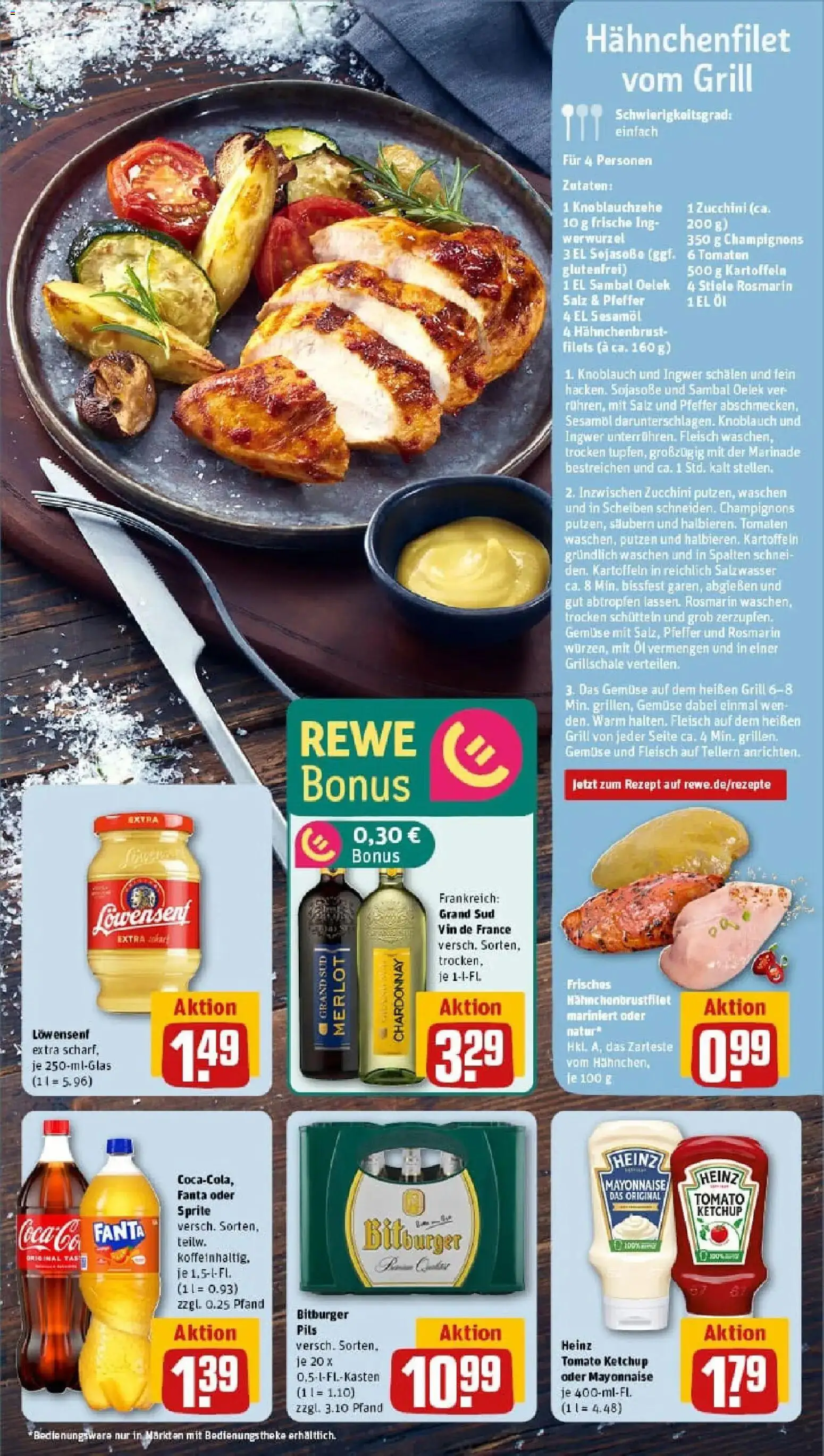 Rewe prospekt Herne	 – gültig ab 10.11.2025 | Seite: 15 | Produkte: Grill, Theke, Tomaten, Champignons