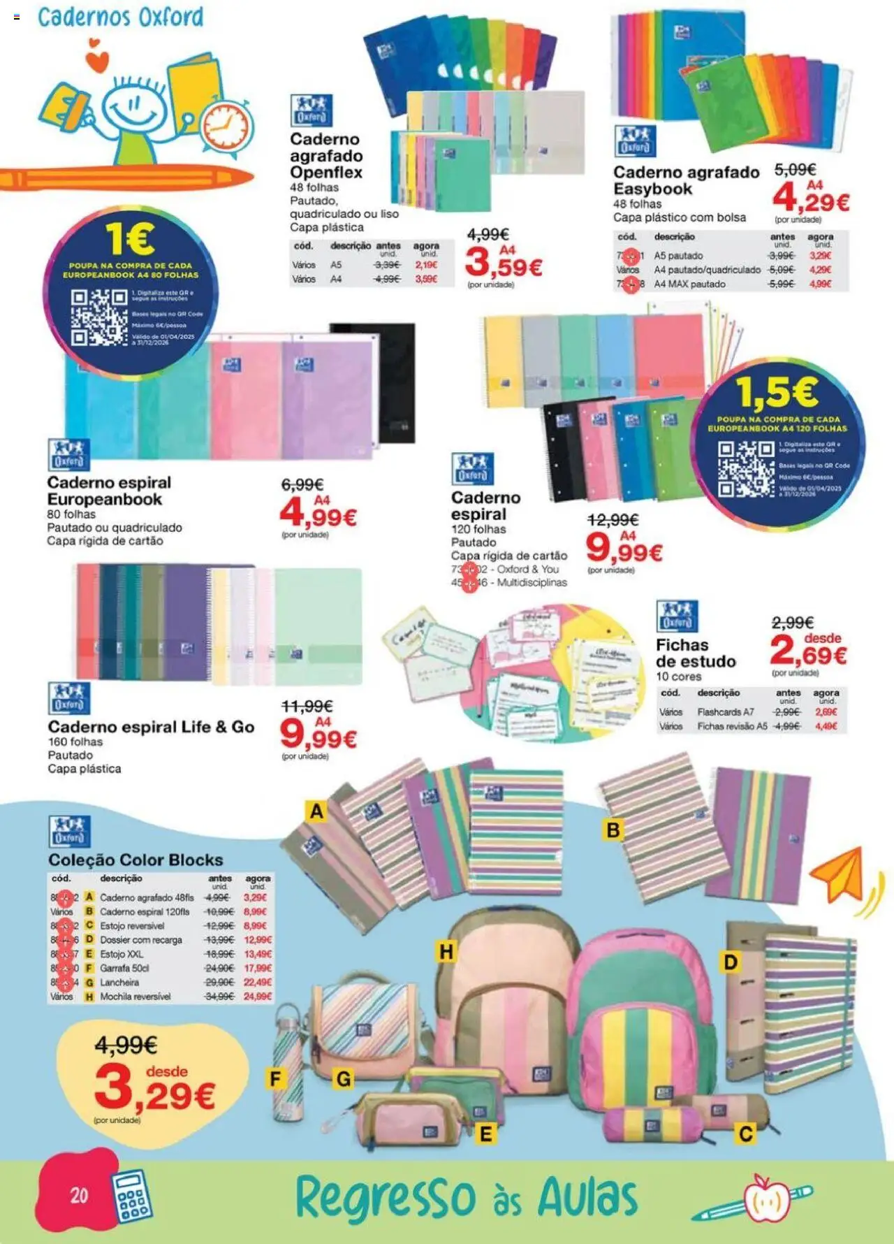 Staples - Folheto Regresso às Aulas 2025 │ válido de 18.08.2025 | Página: 20 | Produtos: Mochila, Caderno, Bolsa
