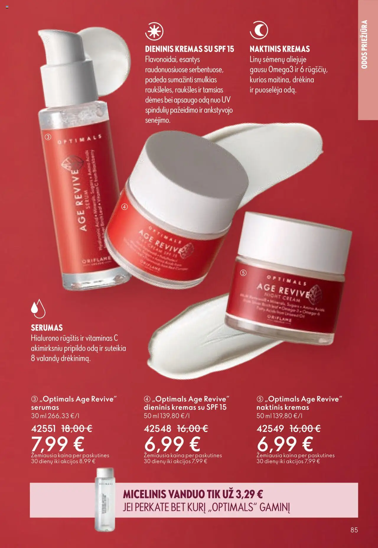 Oriflame akcijos nuo 08.10.2025 | Puslapis: 85 | Prekių: Kremas, Micelinis vanduo