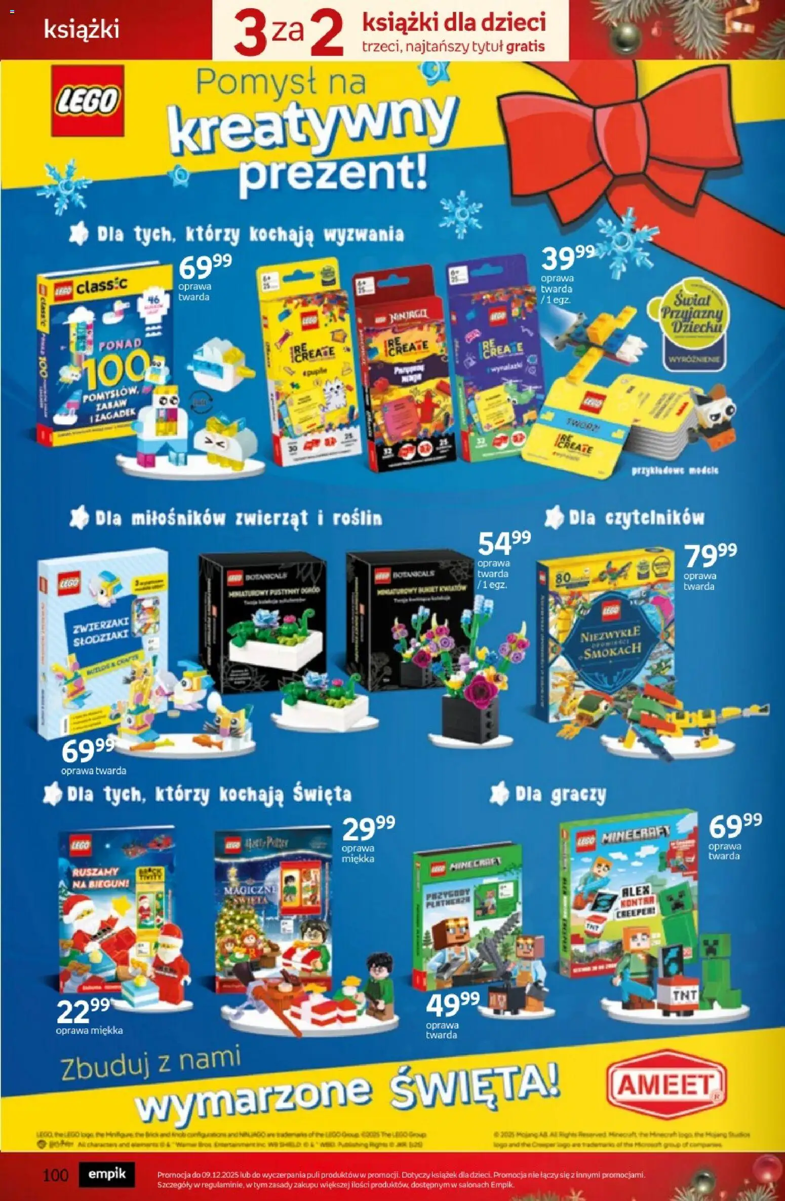 Empik promocje - Tom kultury Książki od 26.11.2025 | Strona: 100 | Produkty: Lego, Książki