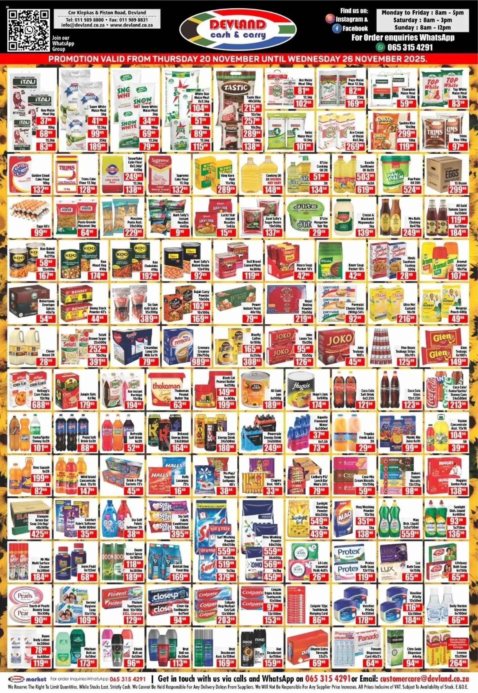 New Devland catalogue – valid from 20.11.2025 | Page: 3 | Products: Custard, Grill, Lozenges, Soap