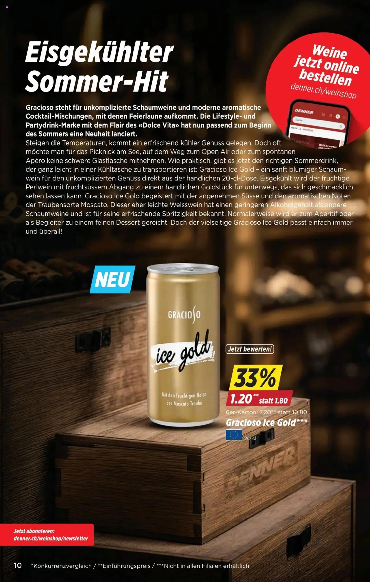 Denner Aktionen ab 27.05.2025 | Seite: 10 | Produkte: Kühler, Weißwein, Wein, Sehen