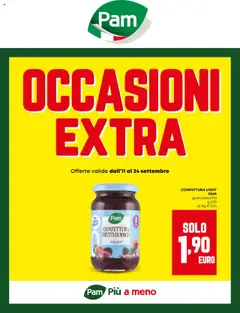 Anteprima del volantino PAM Occasioni Extra catalogo valido a partire dal 11.09.2025