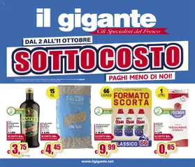 Anteprima del volantino Volantino Il Gigante	 valido a partire dal 02.10.2025
